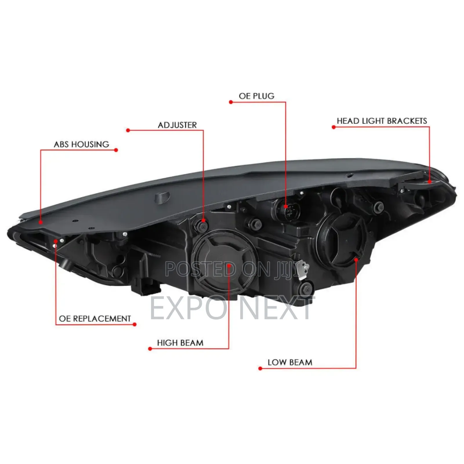 2019-2021 Hyundai Tucson Rh Headlight  Led