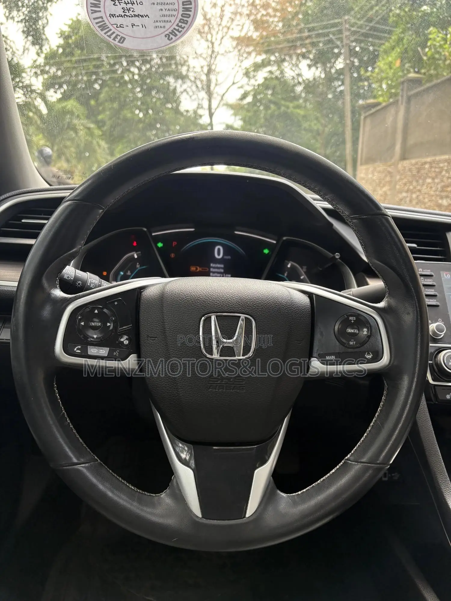 Honda Civic EX-L Sedan 2019 Black