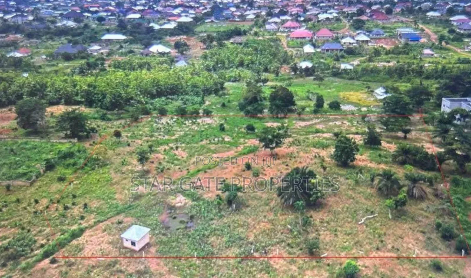 12 Plots ( 3 Acres Land) for Sale at Sunyani ( Berlin Top)