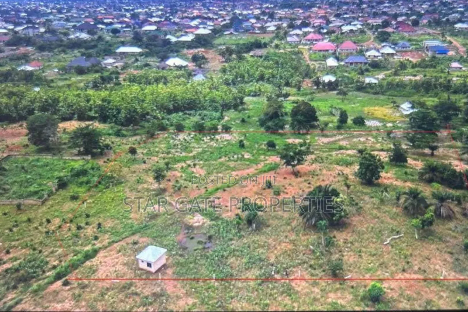 12 Plots ( 3 Acres Land) for Sale at Sunyani ( Berlin Top)