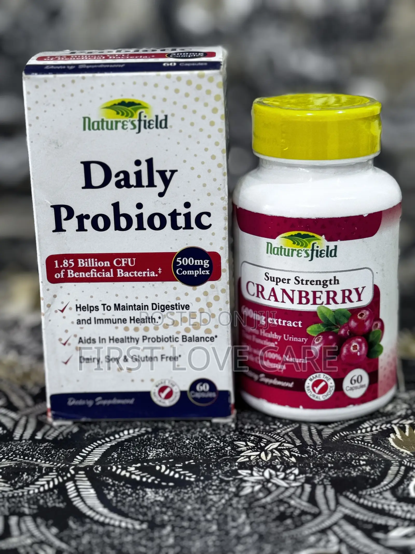 Nature's Field Daily Probiotic Cranberry Maximum Strength