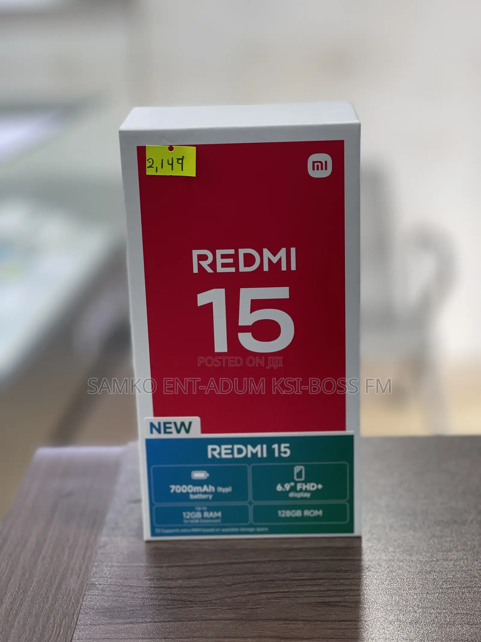 New Xiaomi Redmi 15 128 GB Black