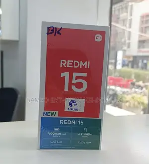 New Xiaomi Redmi 15 128 GB Black