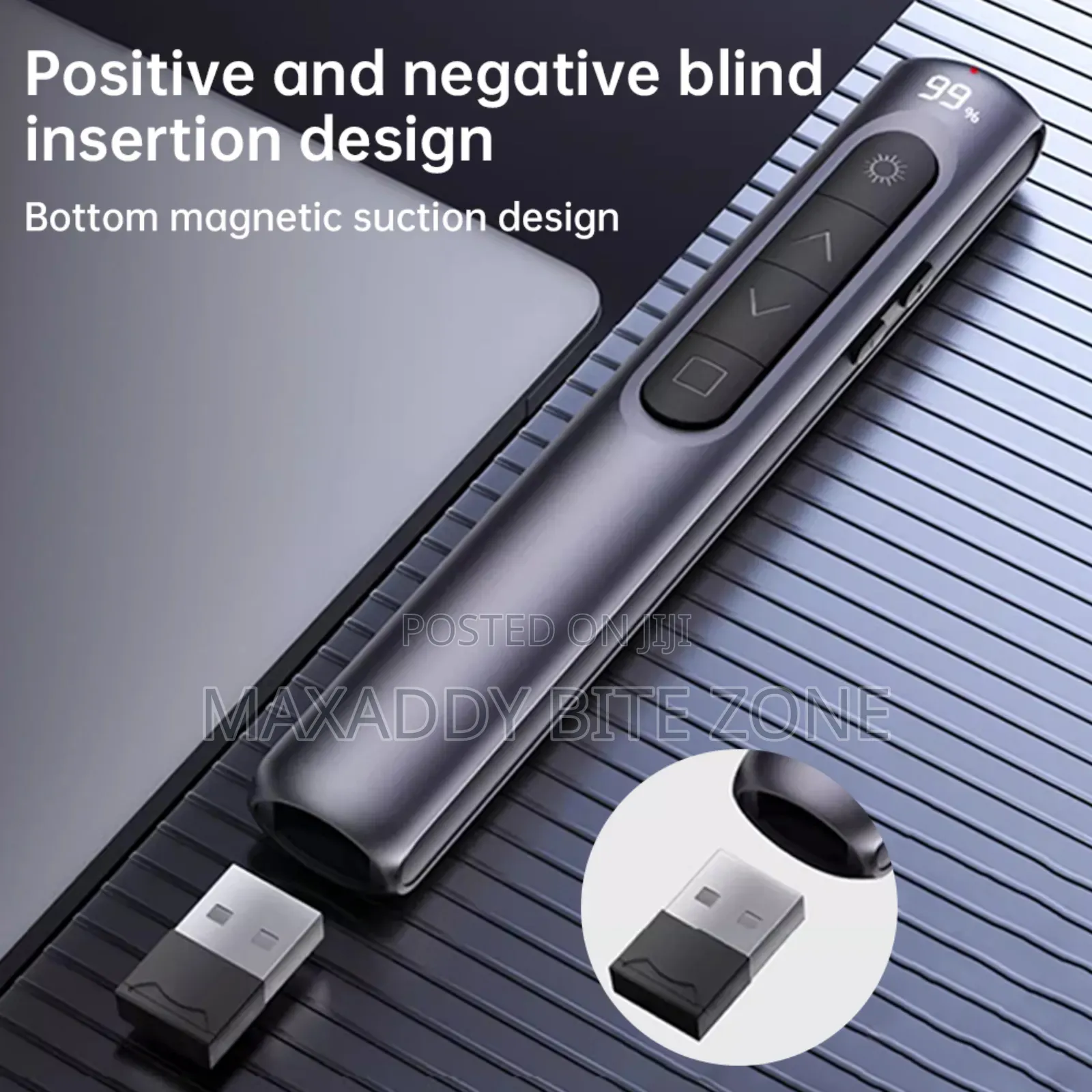 Powerpoint Pen Wireless Presentation Clicker Type-C Rechargeable