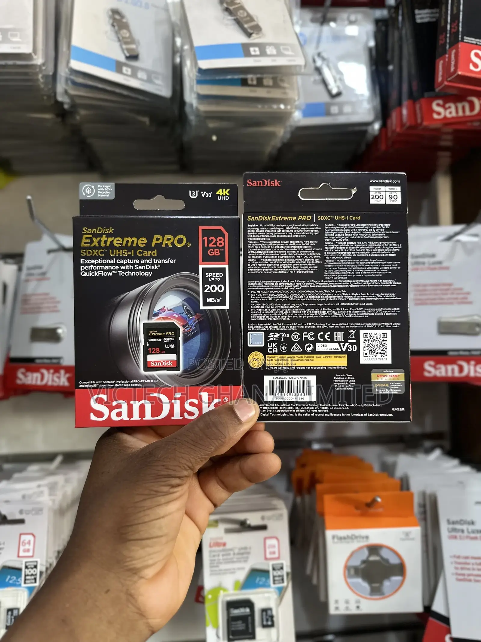 Sandiskextreme Pro 128gb