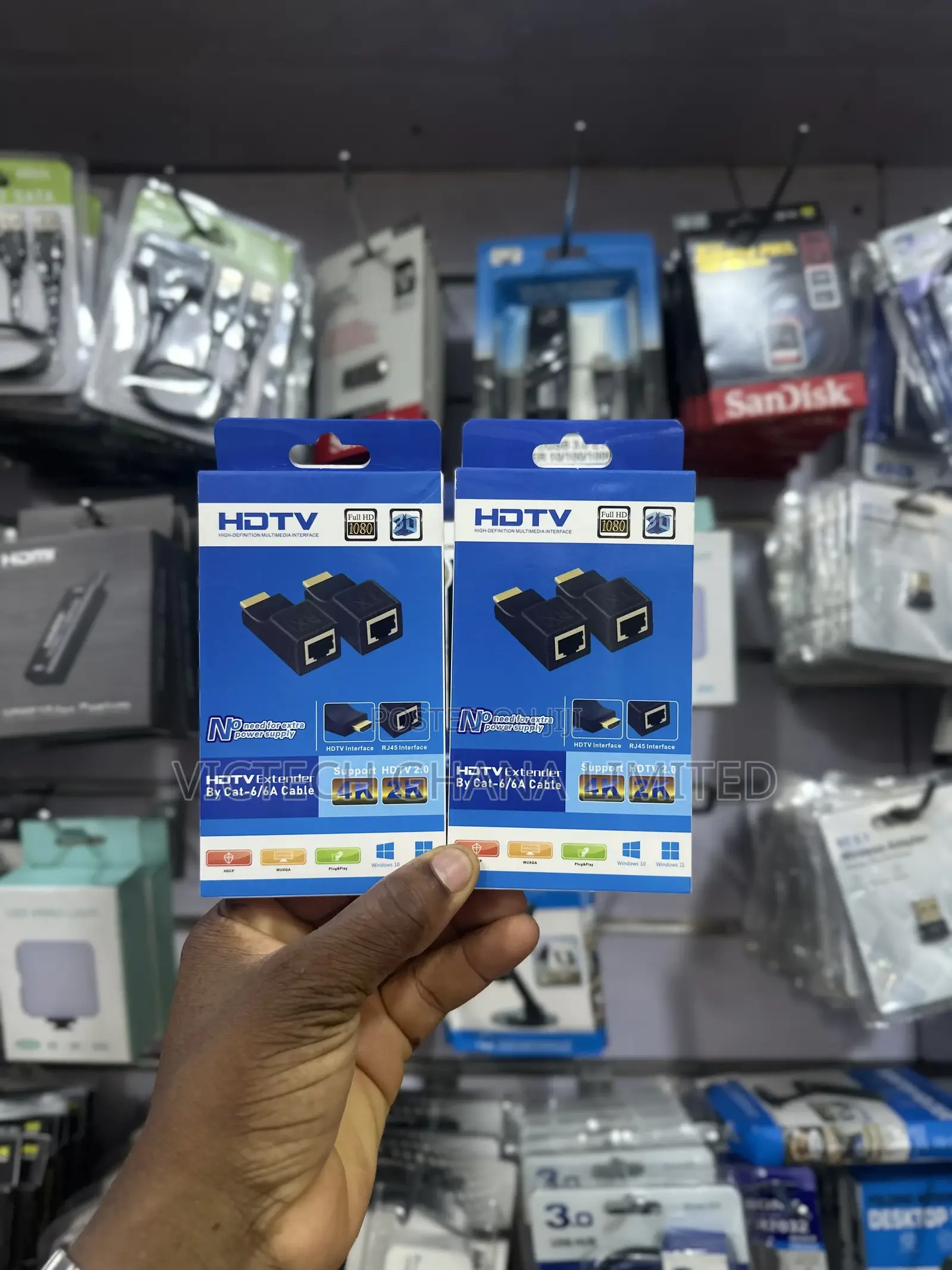 HDTV Hdmi Extender Over Ethernet (Cat6/Cat6a) Full Hd Supported