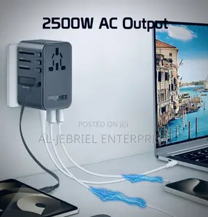 Promate 70 Watts Travel Adapter