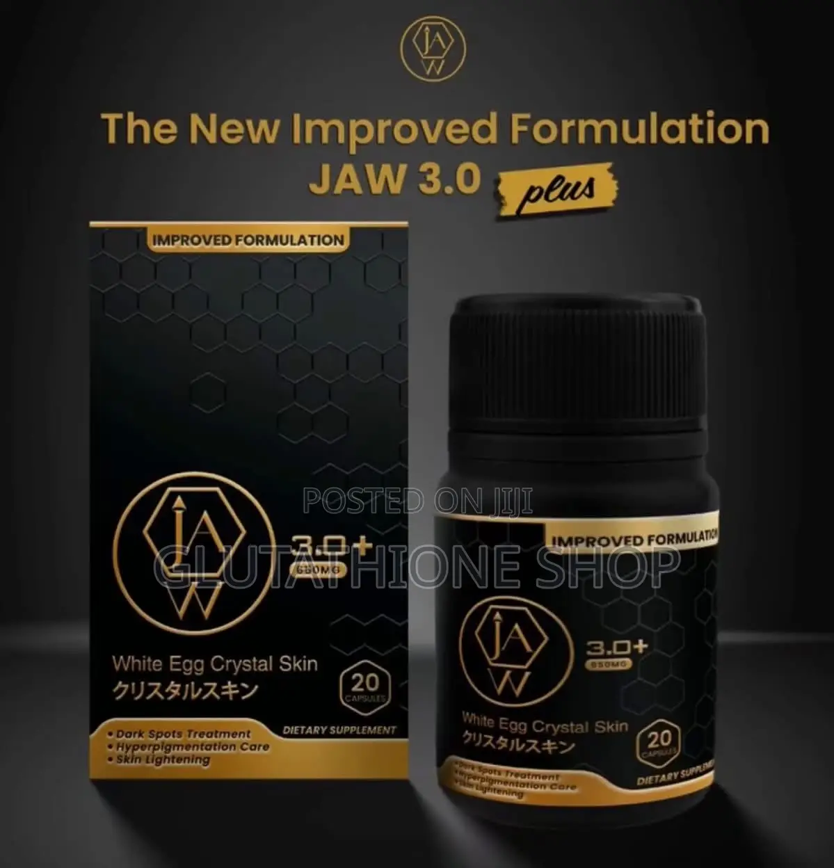 Upgraded Jaw White Egg Crystal Supplement 3.0 Plus