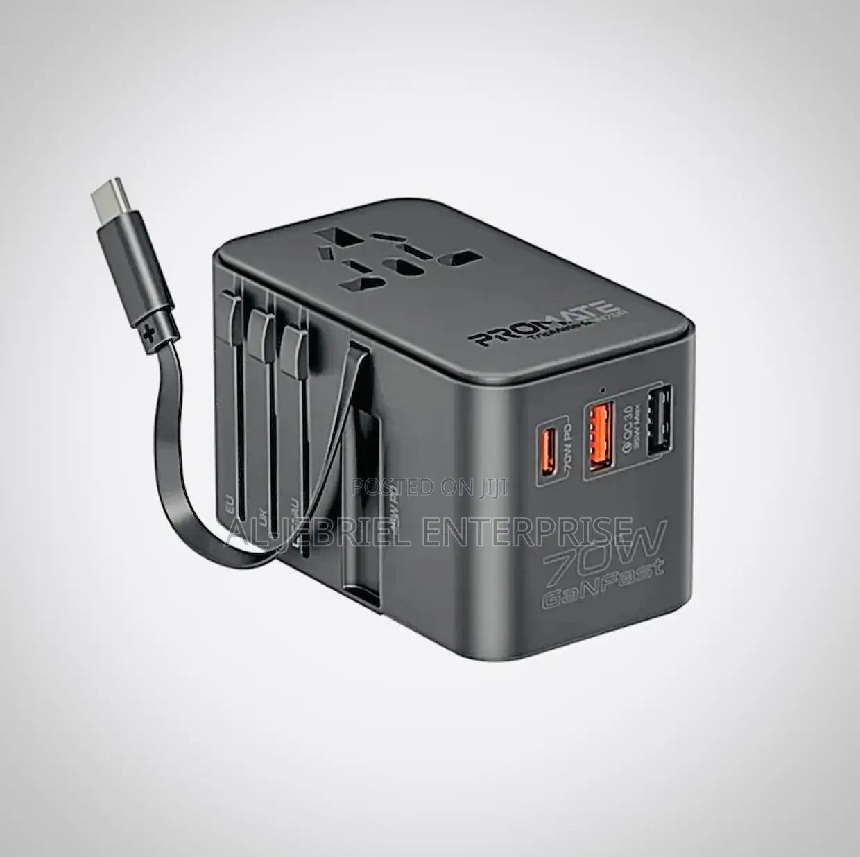 Promate 70 Watts Travel Adapter