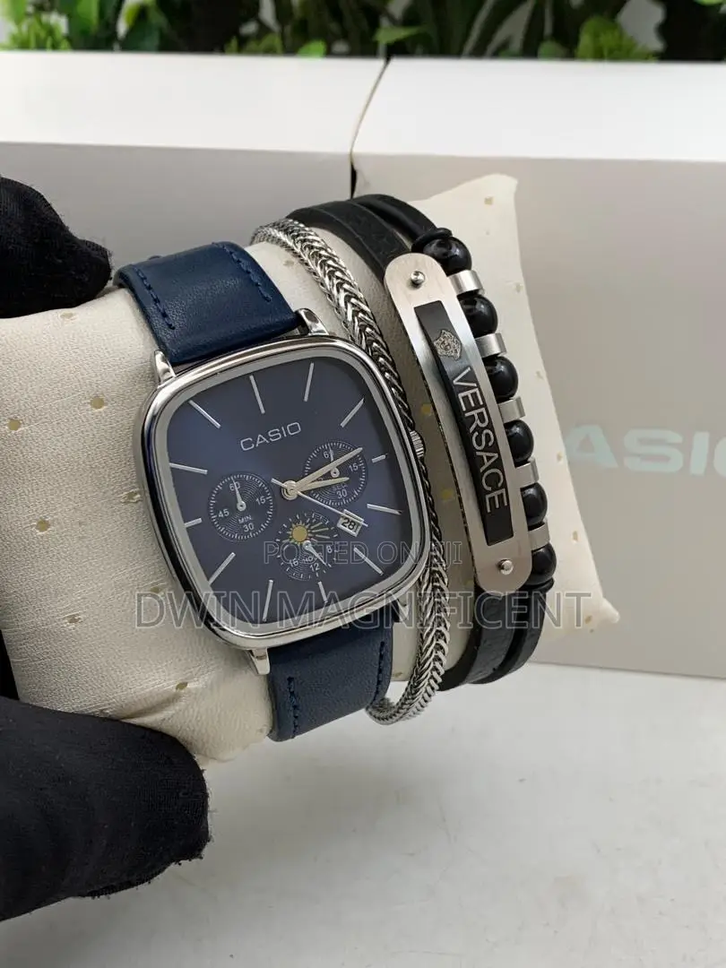 Round Face Casio Analog Watch