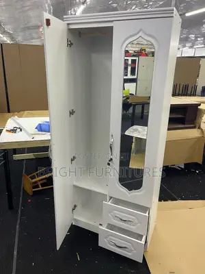 2 Doors Wooden Wardrobe