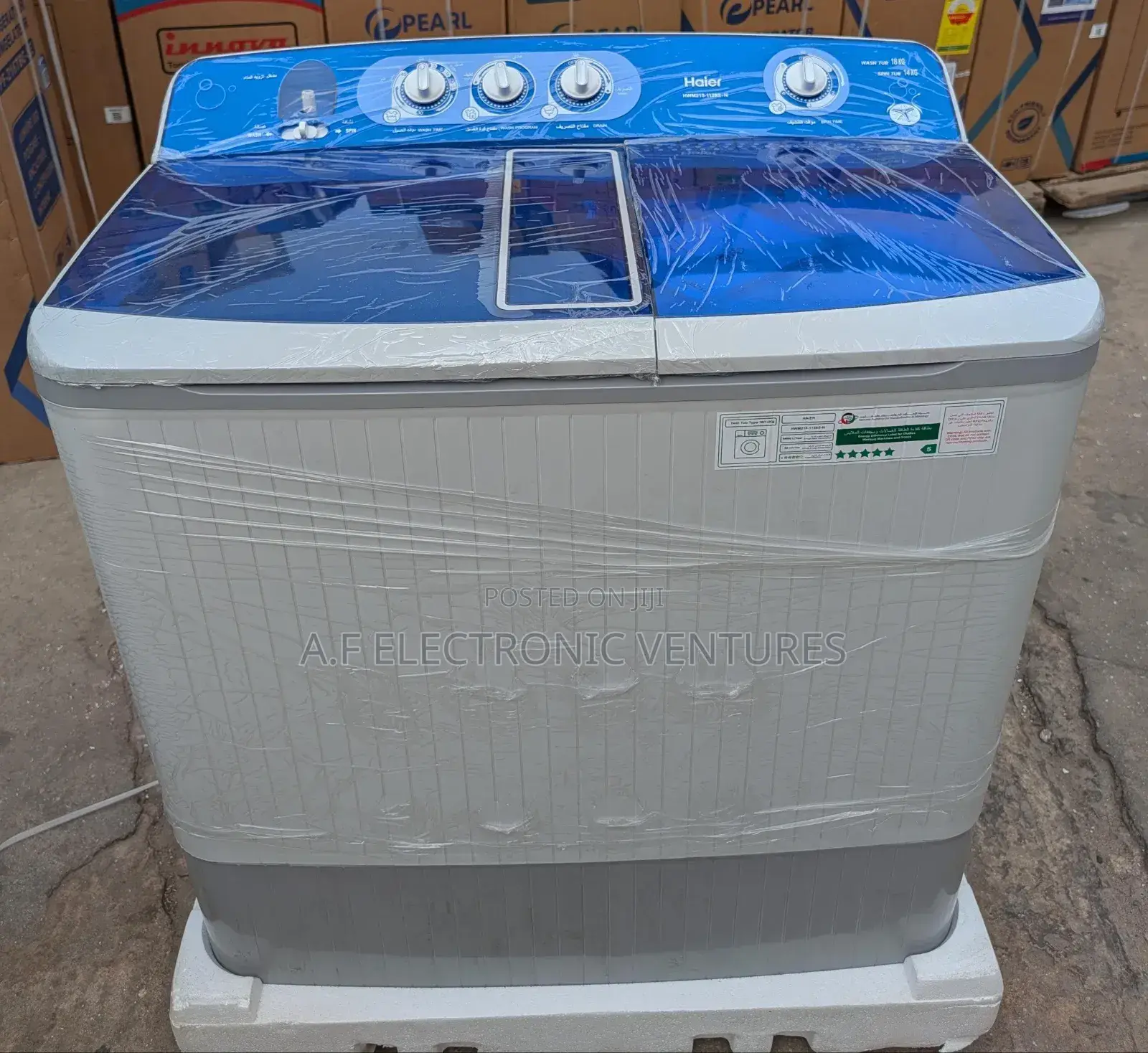 Haier 18kg Twin Tub Semi-Automatic Washing Machine