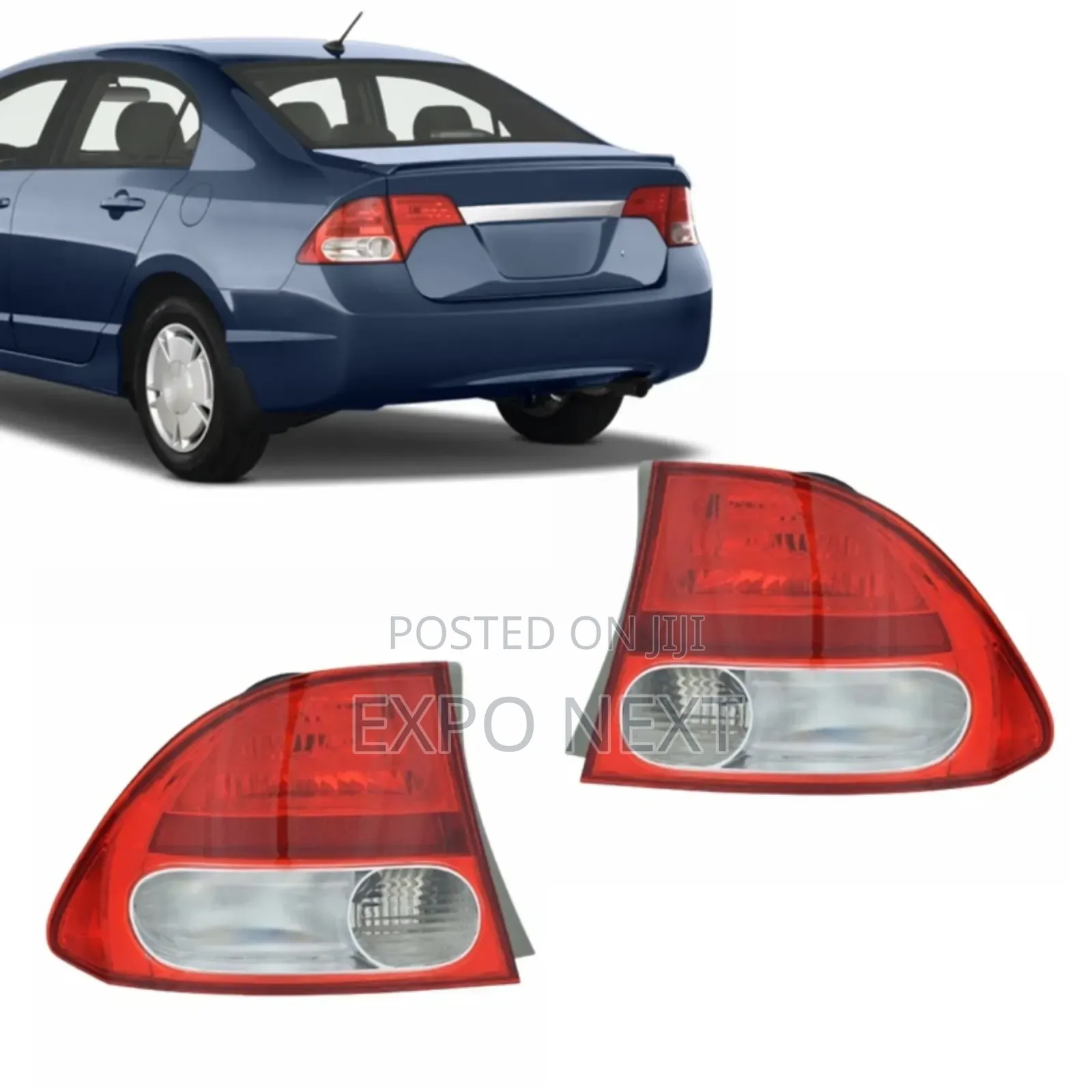 Tail Lights For Honda Civic Sedan 2009-2011 Pair