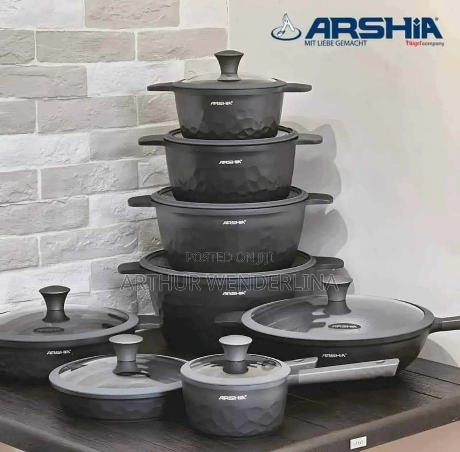 Classic Arshia 8 Set Cooking Ware (16 Pieces)