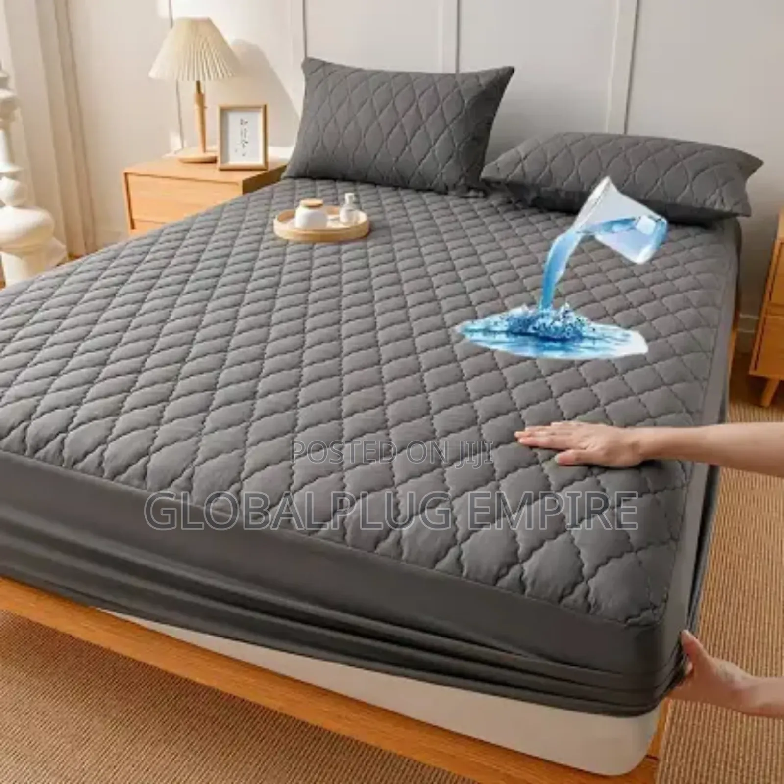 Durable Waterproof Mattress Protector Comfortable Washable