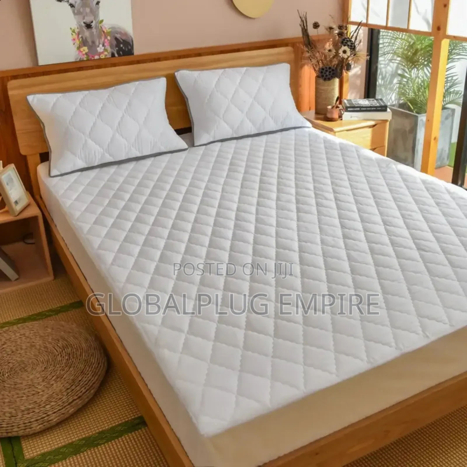 Durable Waterproof Mattress Protector Comfortable Washable