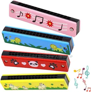 Kids Wooden Harmonica