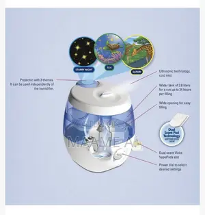 Vicks Sweetdreams Cool Mist Humidifier With Projector - 3.8ltrs