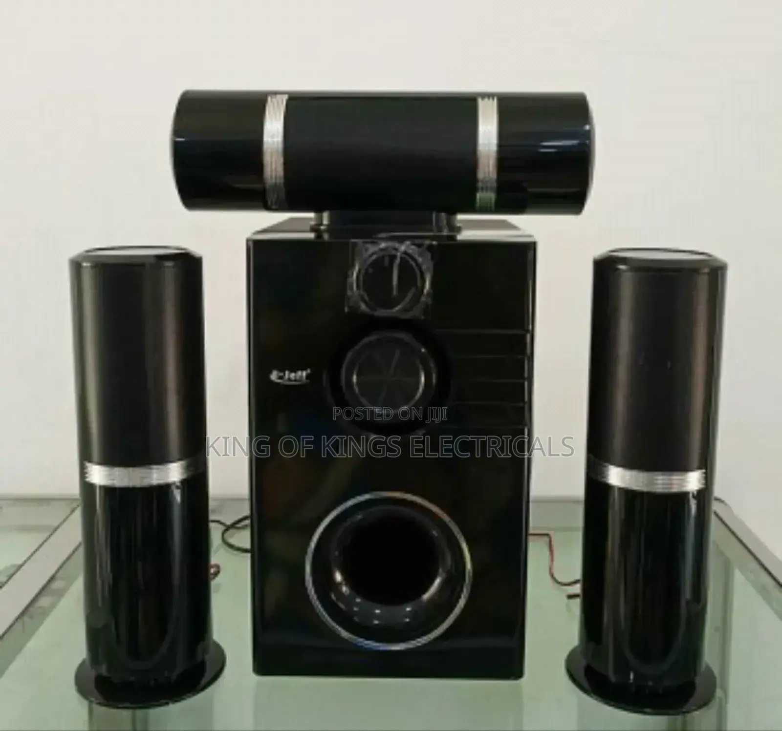 E Jeff A12 Electronic World Fm-Radio/Bluetooth Speakers(Black Color)