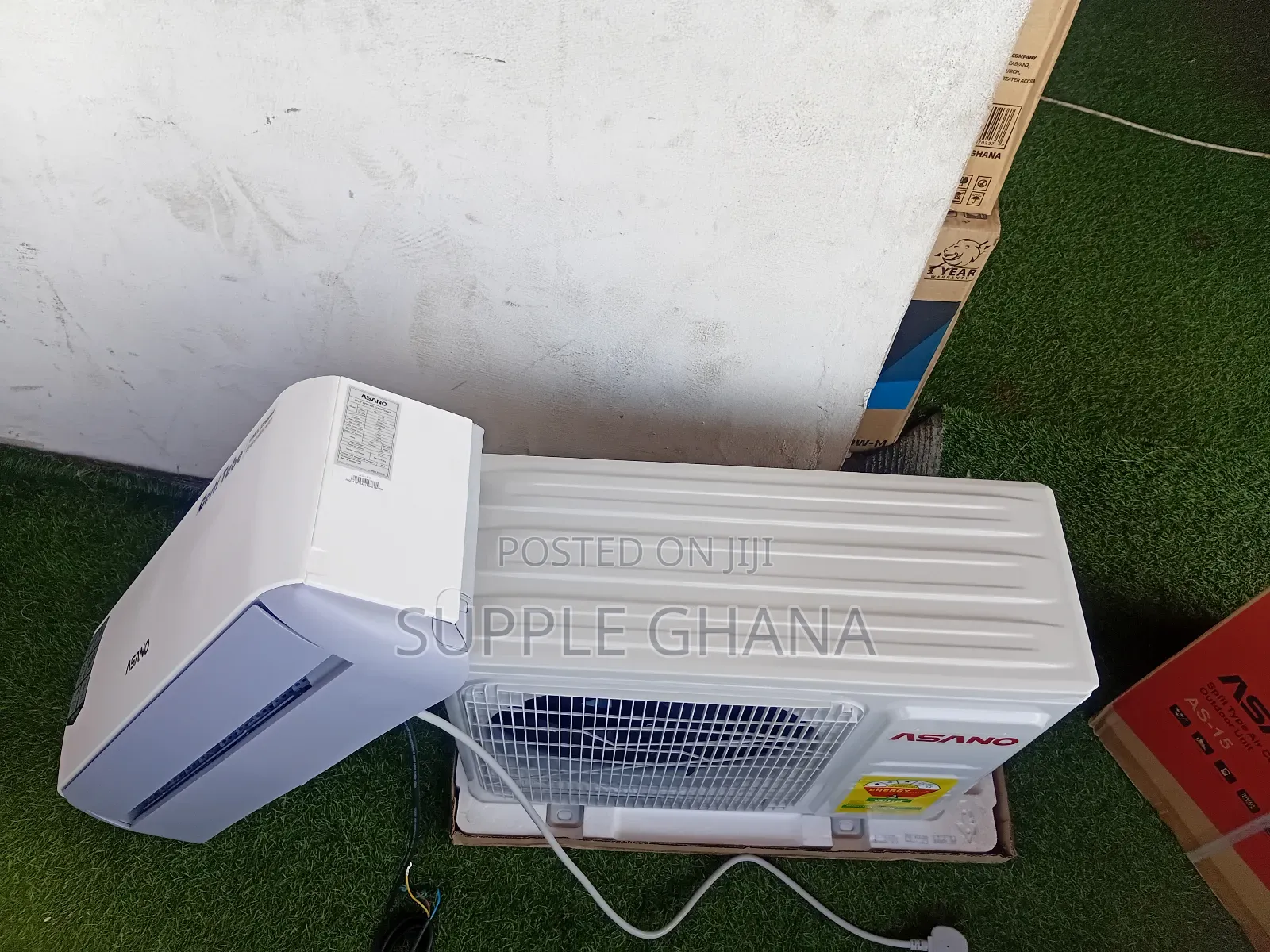 Asano Air Condition 1.5hp Split System Ready to Install