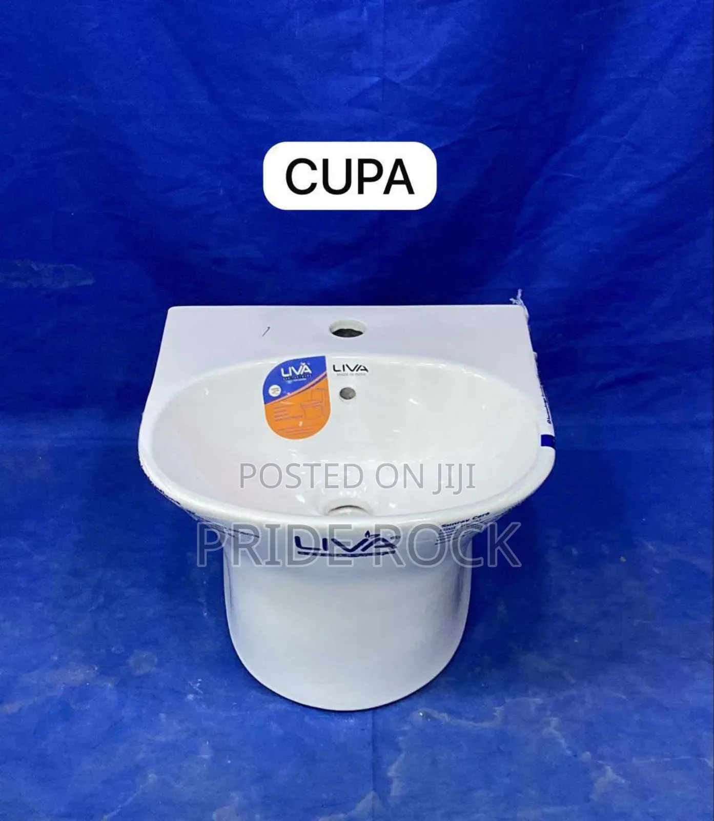 One Piece Integrated Basin, Small One Piece Basin