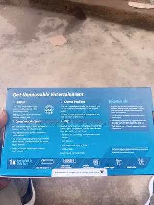 Dstv Decoder With One Month Free Suscription