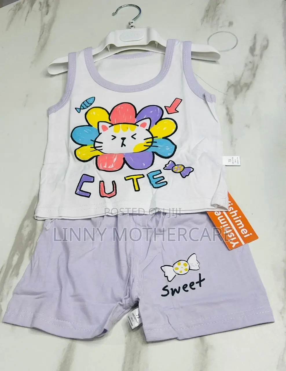 Sleeveless Top With Shorts