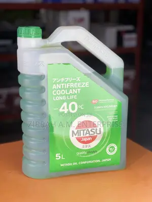 Coolant Mitasu Green Antifreeze Long Life -40c 5l