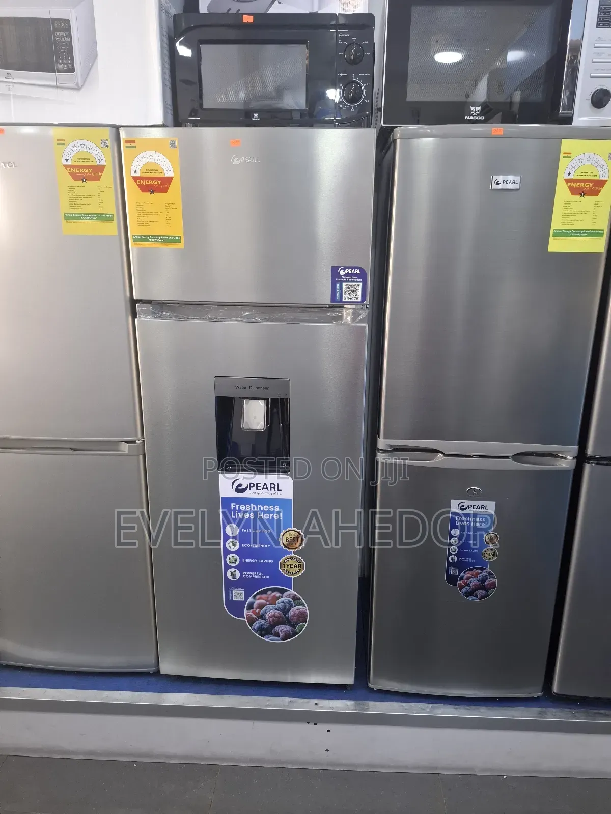 Top Freezer Pearl 204litres Brand New With Water Dispenser Available
