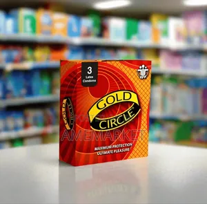 Gold Circle Condom 3's - Strawberry