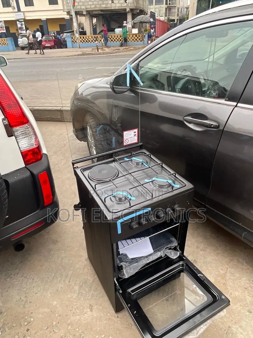Versatile 4-Burner Cooker With Heat-Control Oven