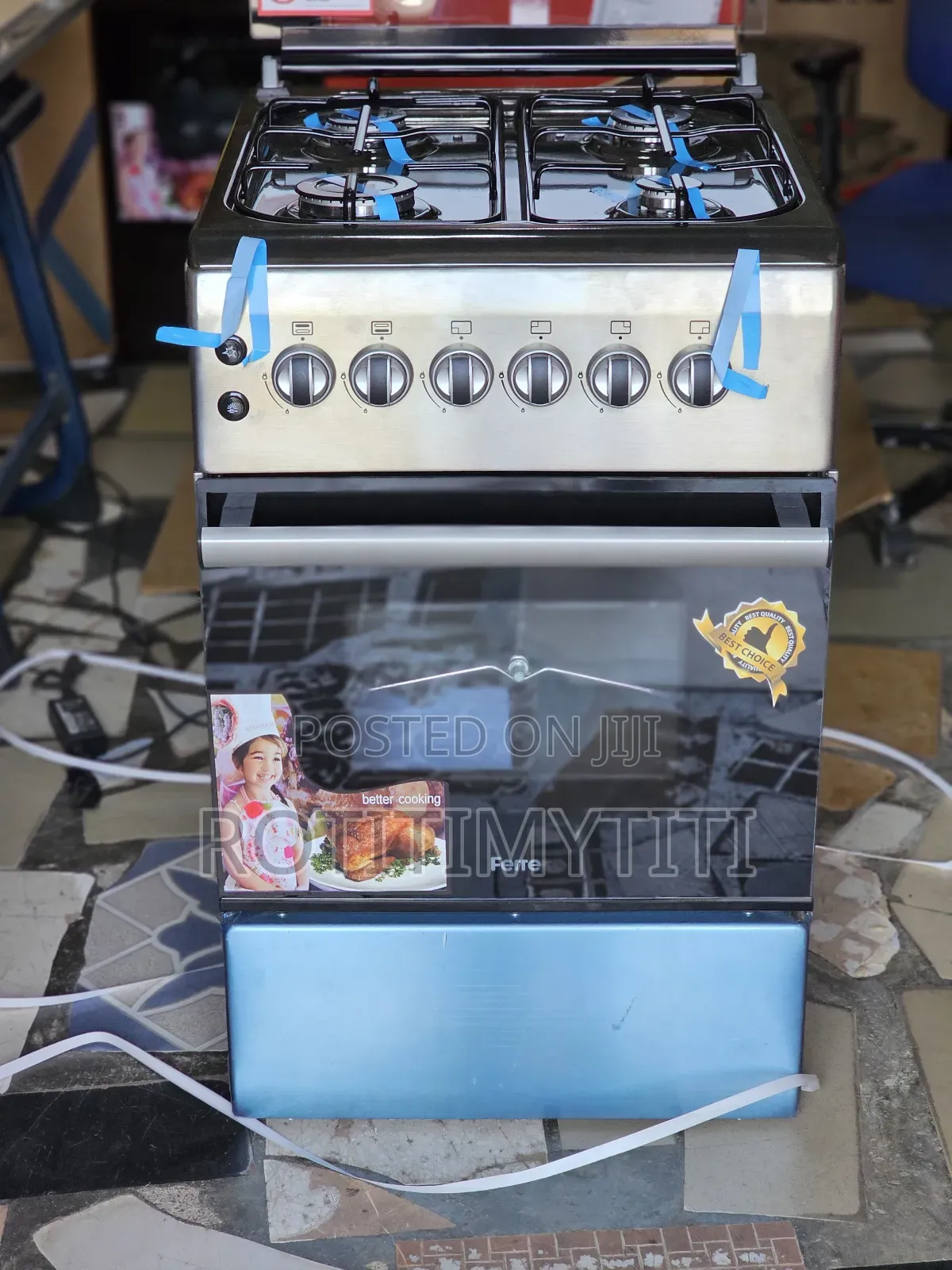 Very Classic Volcano 50x60cm Gas Cooker Oven Grill and Grill Light