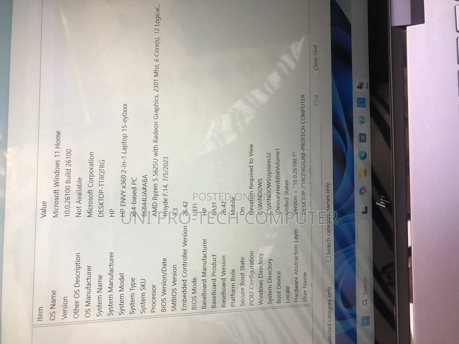 Laptop HP Envy 15-Ep0xxx 8GB AMD Ryzen 5 SSD 256GB