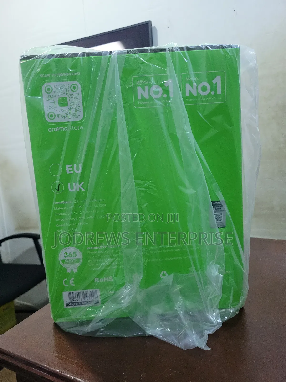 Oraimo Omniblend 1500w 4-in-1 Multifunctional Blender