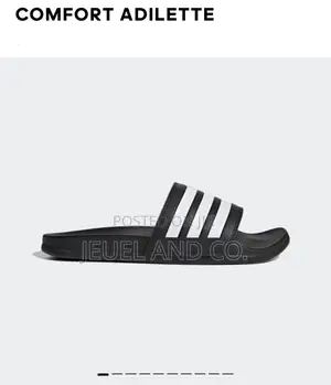 Original Adidas Adilette Comfort Black and White