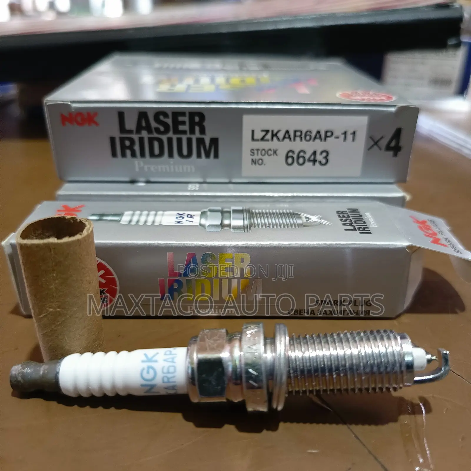 NGK 6643 (Lzkarap-11) Laser Iridium Plugs for Nissan