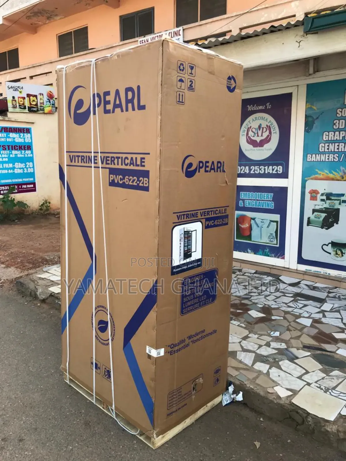Large Capacity Pearl 510 Litres Side By Side Display Fridge