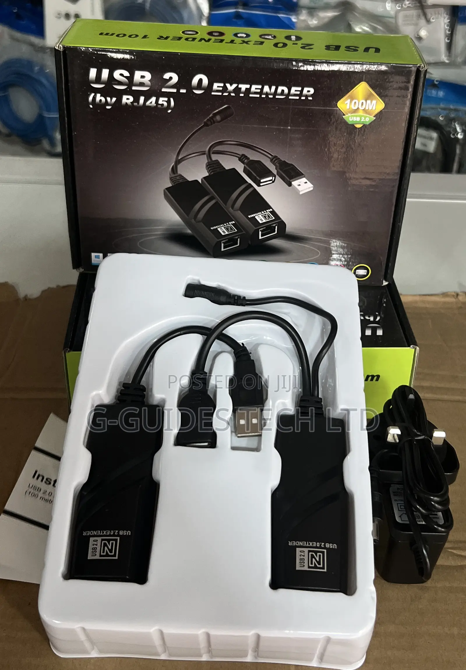 100m Usb Rj45 Extender, 100m Usb 2.0 Extender Over Cat5/Cat6