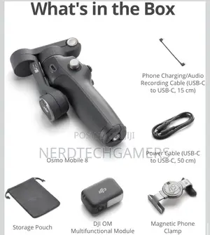 Dji Osmo Mobile 8 Gimbal Stabilizer for Phone, Native Tracking