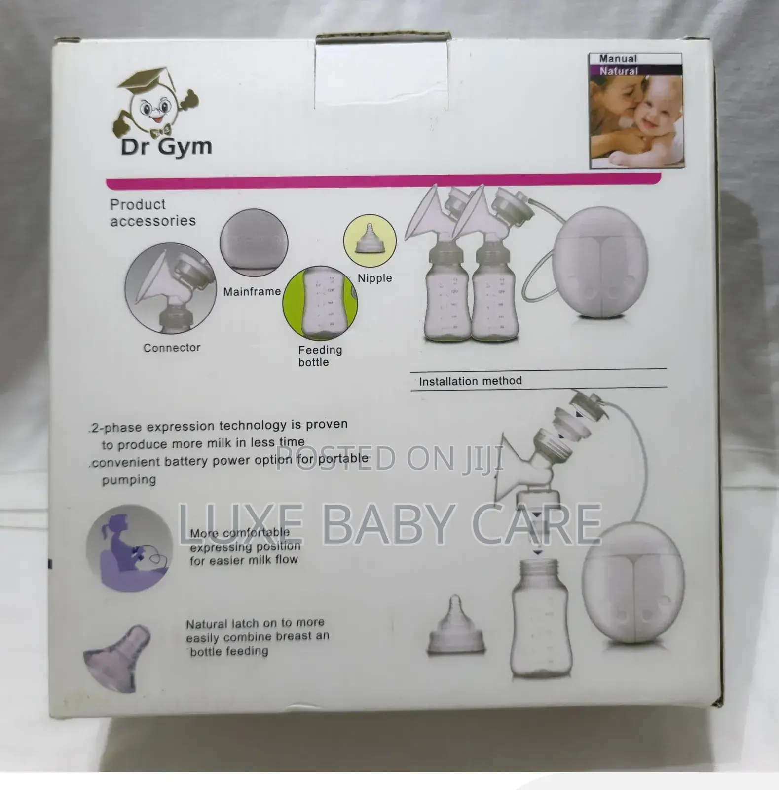 Dr Gym Electric Breast Pump(Double With Usb