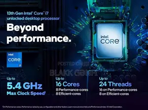 Intel Core I7-13700kf 13th Gen New Processor