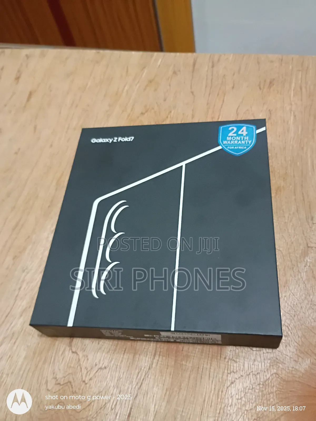 New Samsung Galaxy Z Fold7 256 GB Black