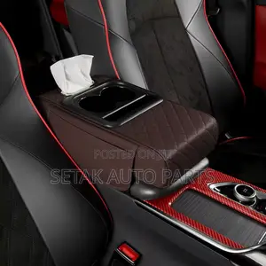 Car Armrest Storage Box Center Organizer Cup Holder Storage Box
