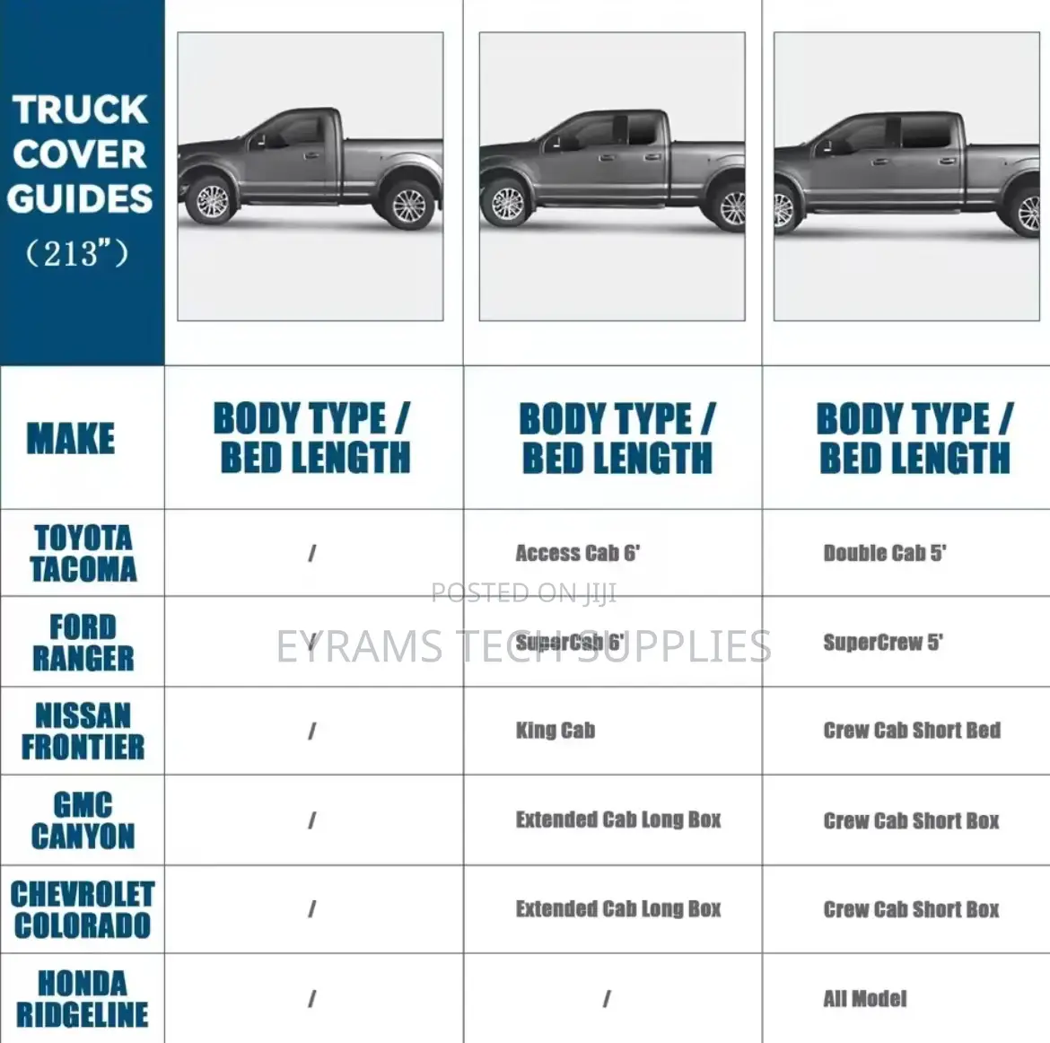 Thick Oxford Cloth Pickup Truck Cover Dustproof Protection