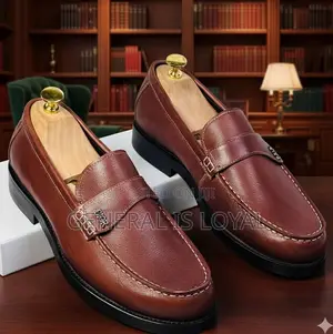 Dior Brown Men’S Leather Loafers
