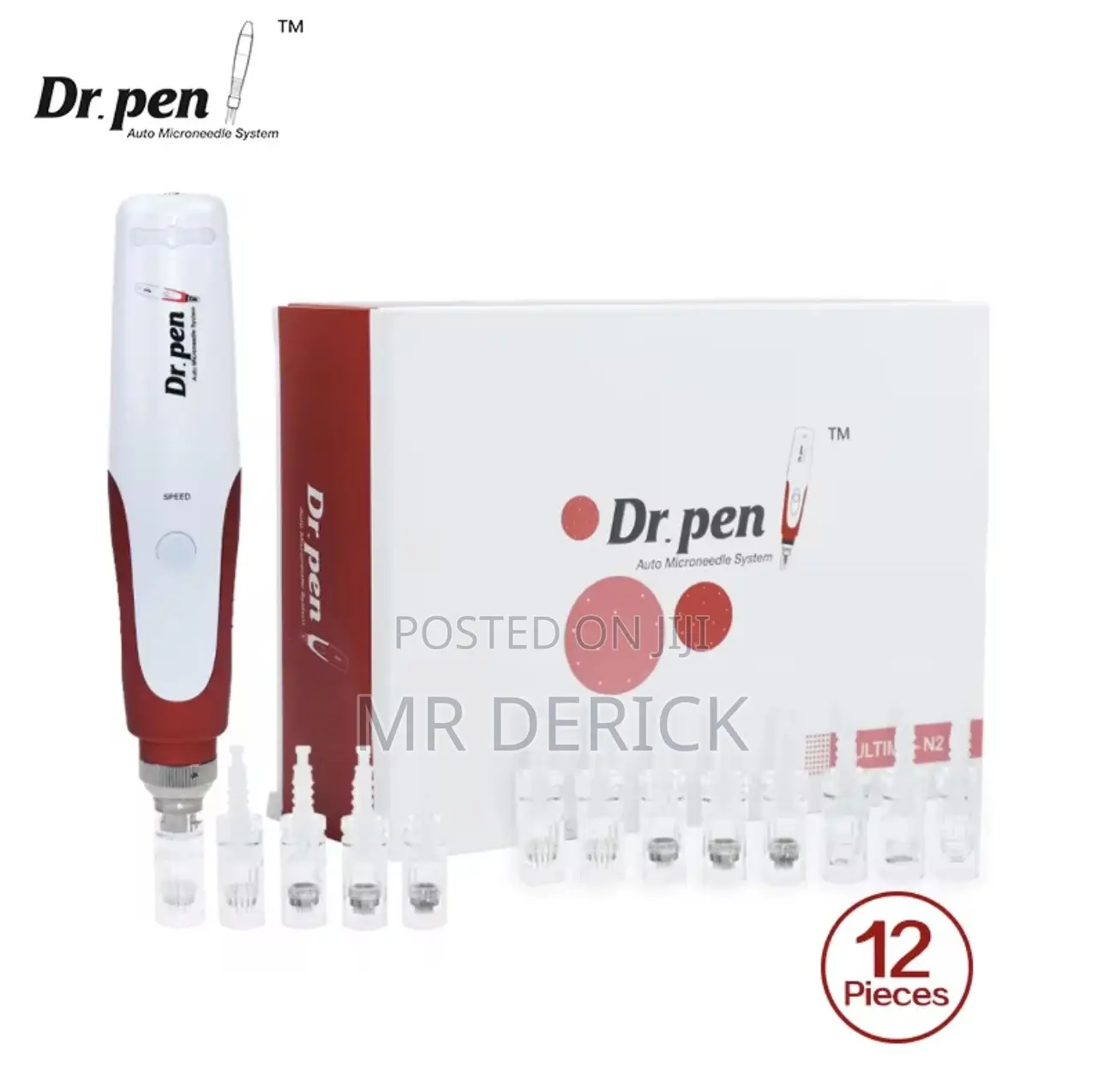 Dr. Pen Ultima N2-W With 12 PCS Cartridges Pmu Machine Micro Needles