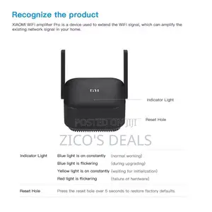 Xiaomi R03 Wifi Pro Wifi Extender Repeater 300mbps (No Lan Port)