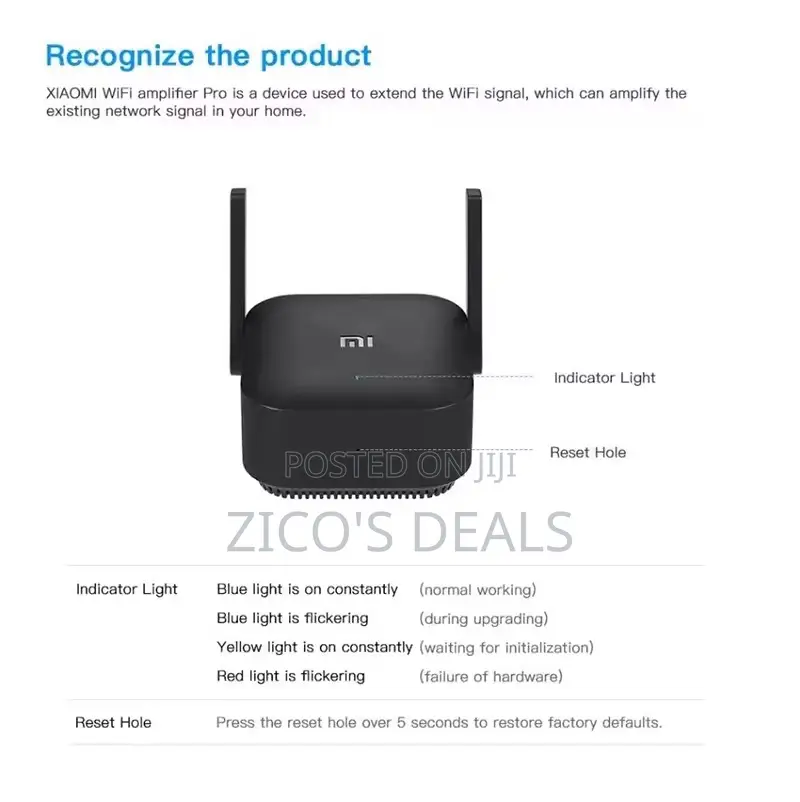 Xiaomi R03 Wifi Pro Wifi Extender Repeater 300mbps (No Lan Port)