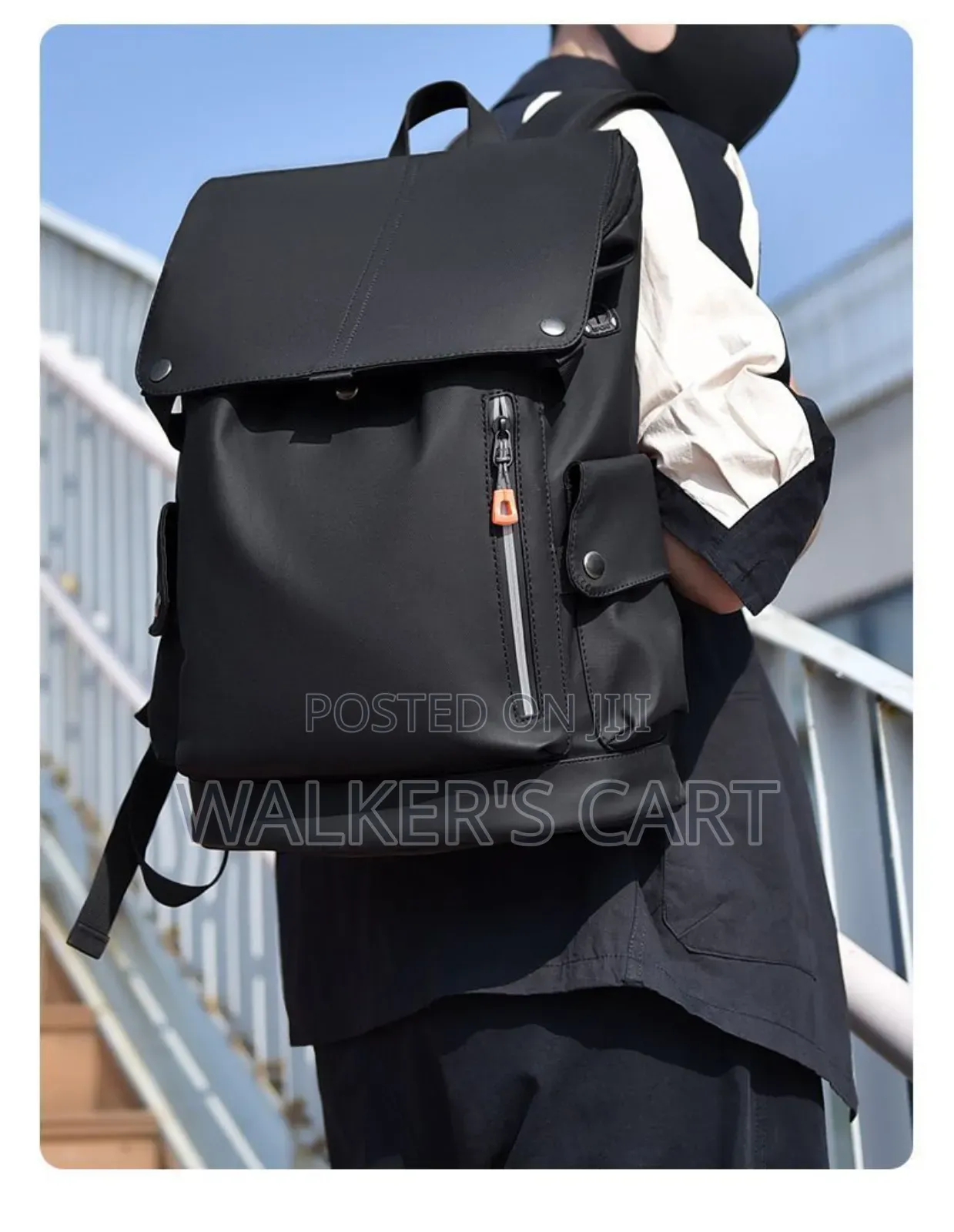 Waterproof Men’S Backpack – Large Capacity Stylish