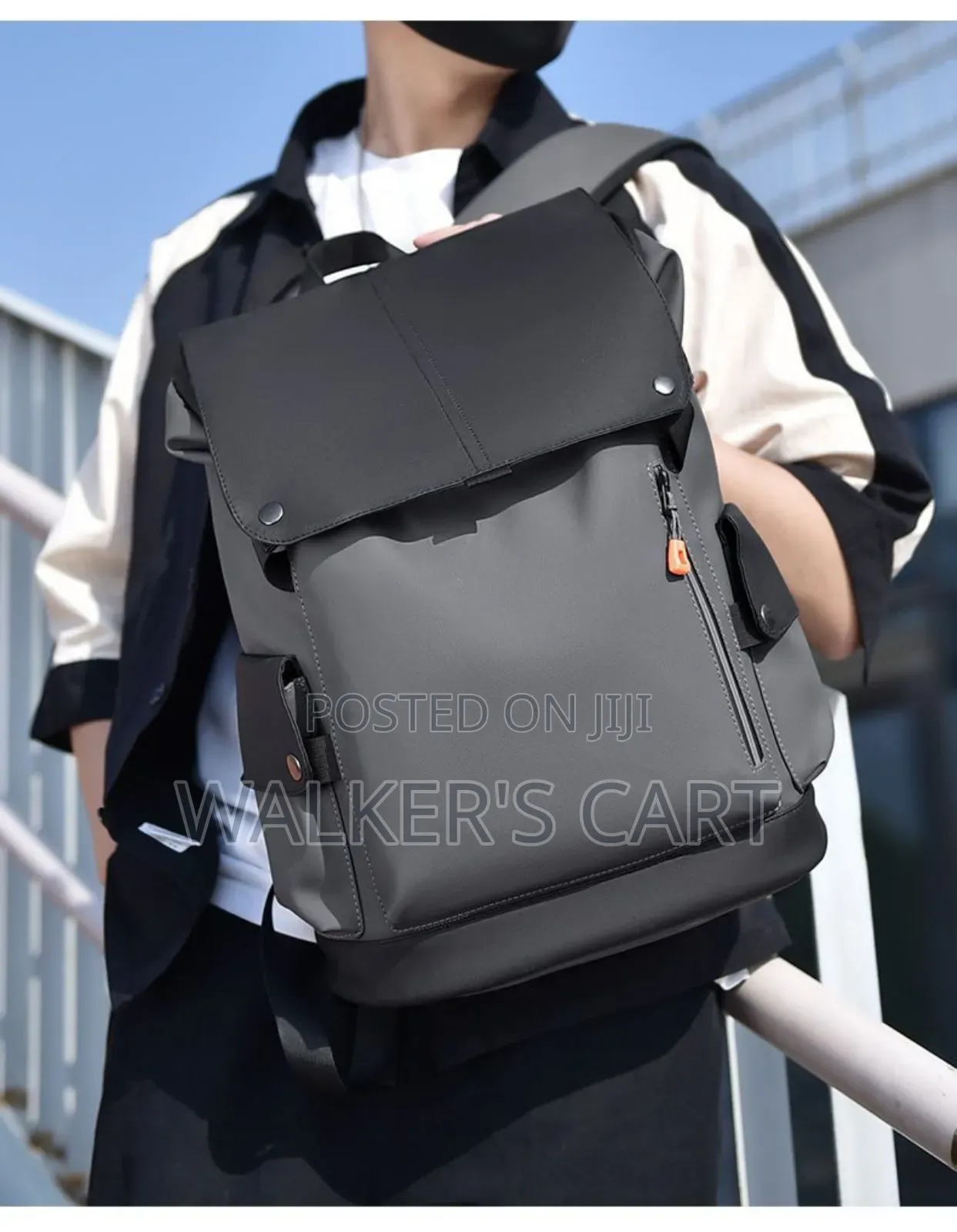Waterproof Men’S Backpack – Large Capacity Stylish